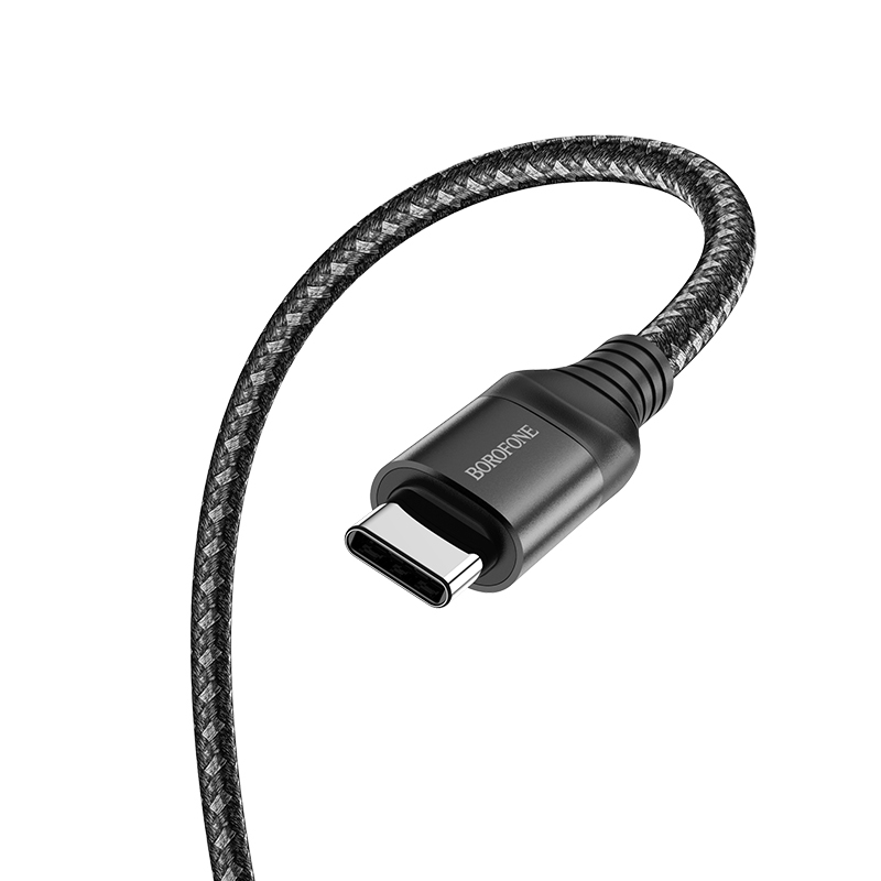 Borofone Cable BX56 Delightful USB To Type C 3A 1 Metre Black