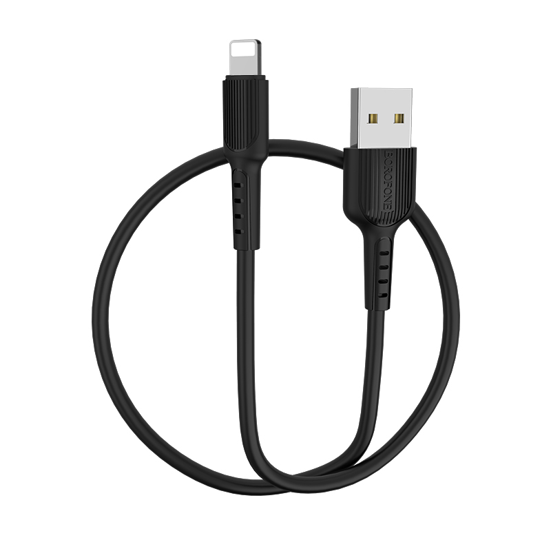 Borofone Cable Bx Easy Usb To Lightning A Metre Black Toptel