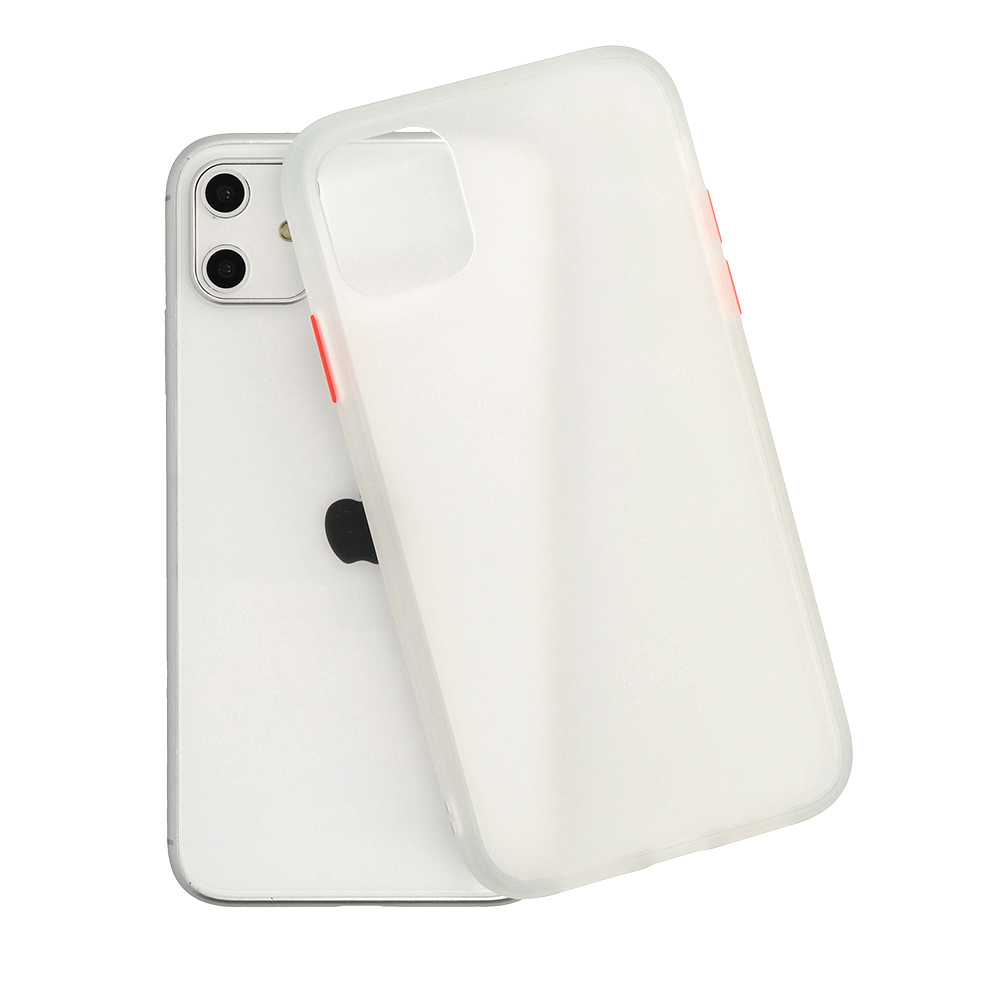 Vennus Color Button Bumper do Xiaomi Redmi 8A Przezroczysty