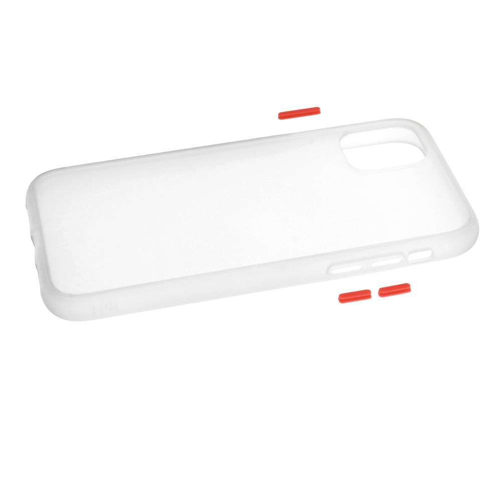 Vennus Color Button Bumper do Xiaomi Redmi 8A Przezroczysty