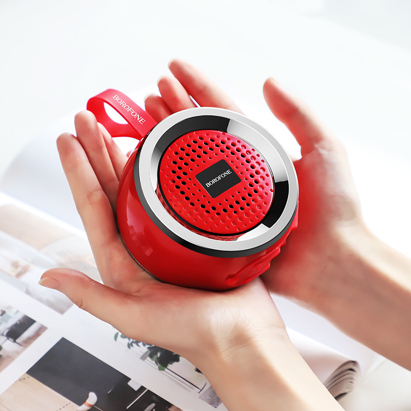 Borofone Głośnik Bezprzewodowy Bluetooth BR2 Aurora czerwony