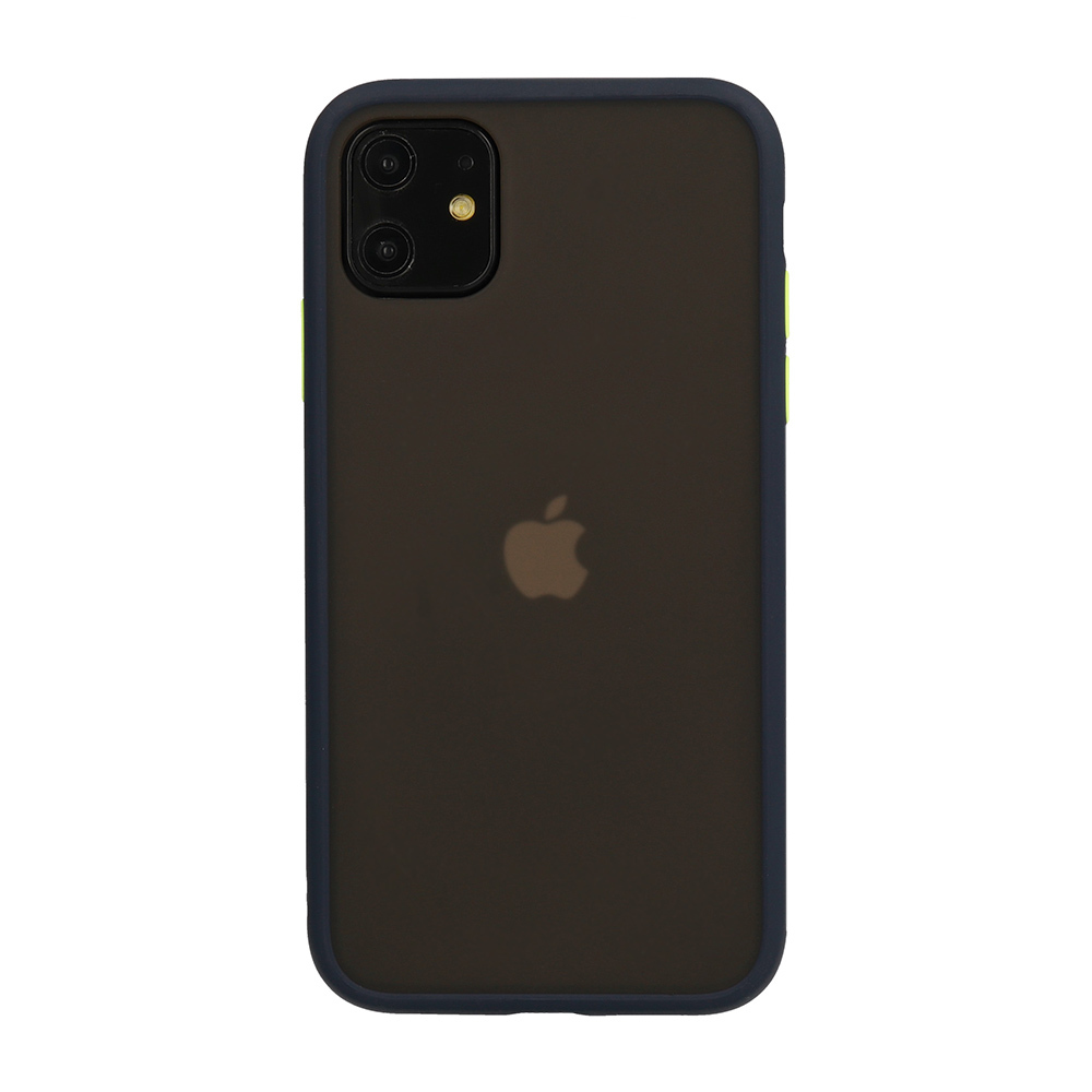 Vennus Color Button Bumper do Iphone 11 Pro Granatowy