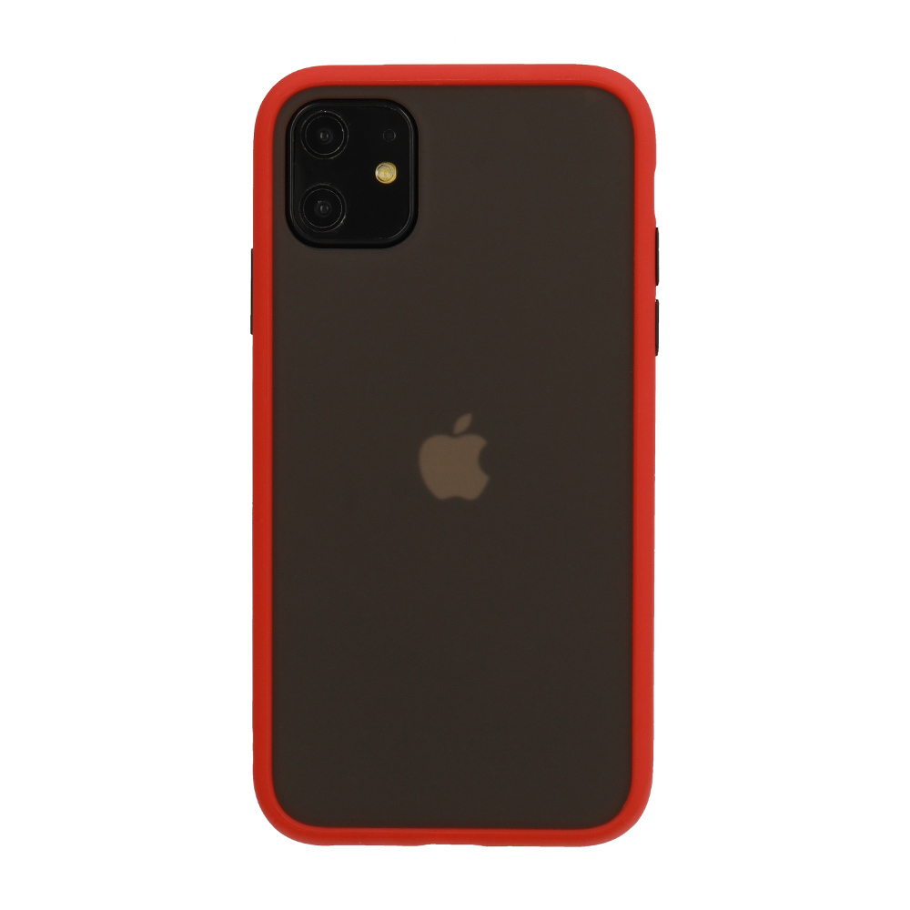 Vennus Color Button Bumper do Xiaomi Redmi 8A Czerwony