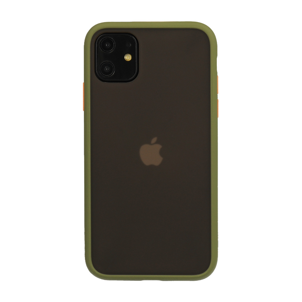 Vennus Color Button Bumper do Xiaomi Redmi 8A Oliwkowy