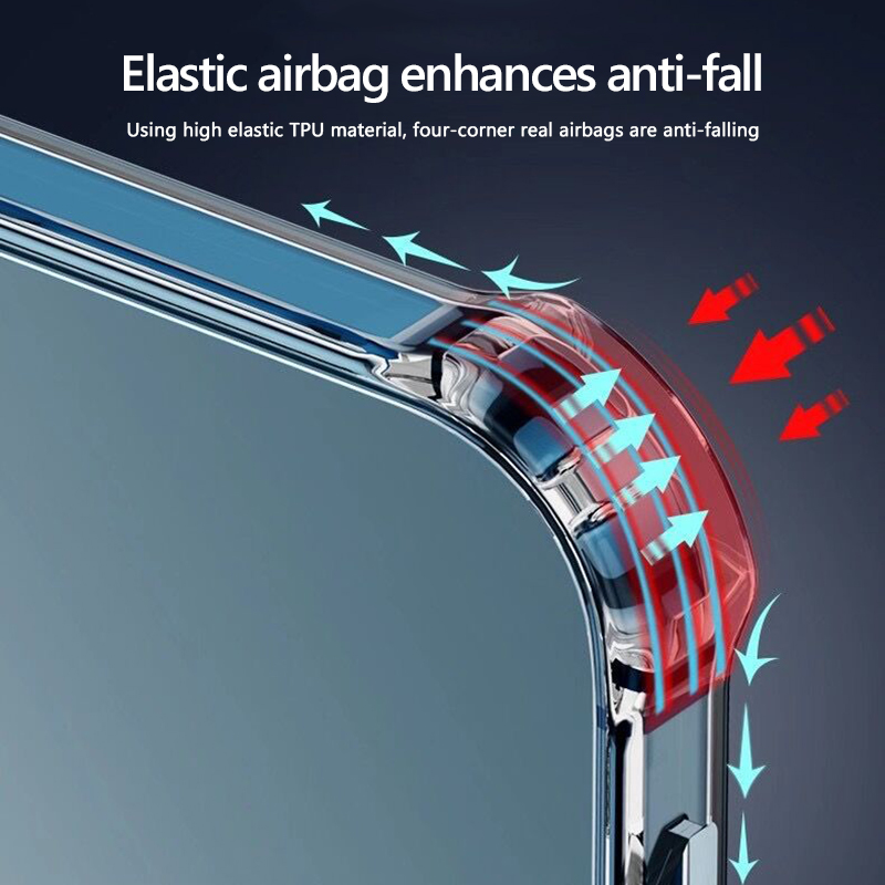 TEL PROTECT MagSilicone Case do Iphone 12 Pro Przezroczysty