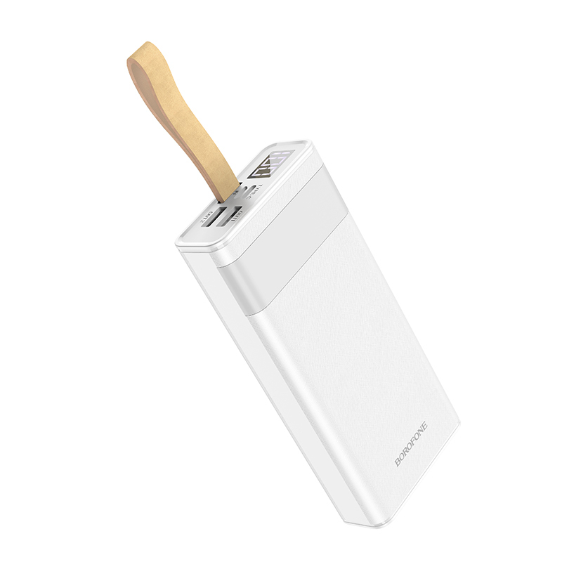Borofone Power Bank 20000mAh BJ18 Coolmy - 2xUSB - biały