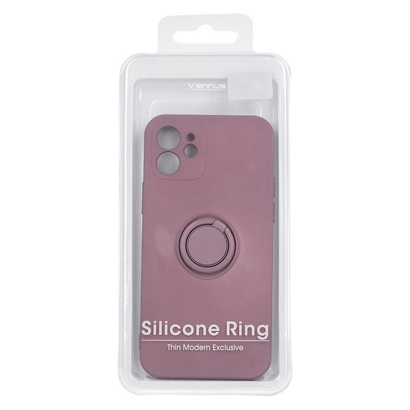 Vennus Silicone Ring do Xiaomi Redmi 10 Fioletowy