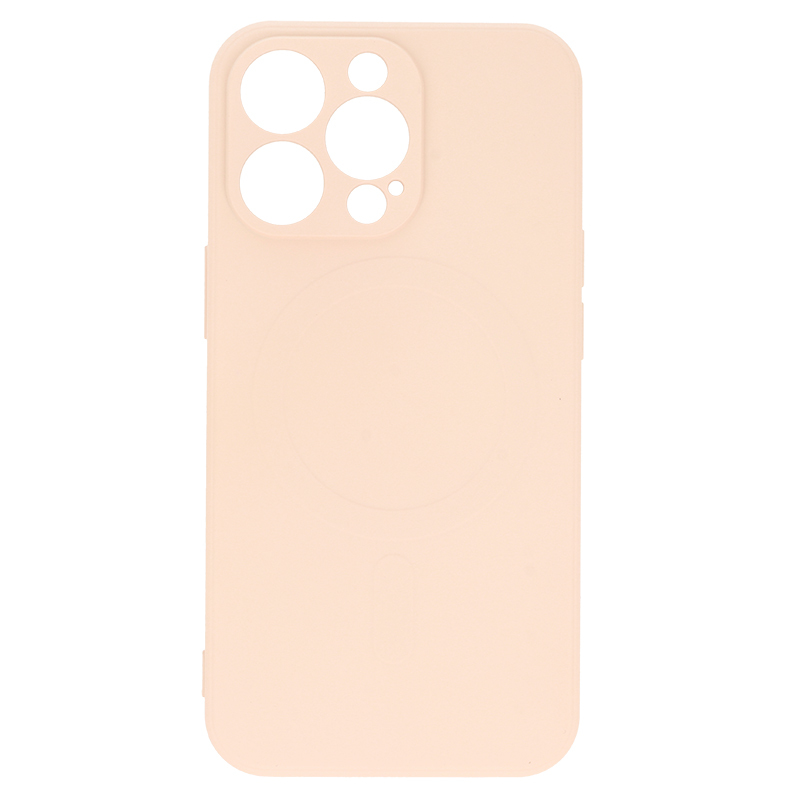 TEL PROTECT MagSilicone Case do Iphone 13 Pro Max Jasnoróżowy
