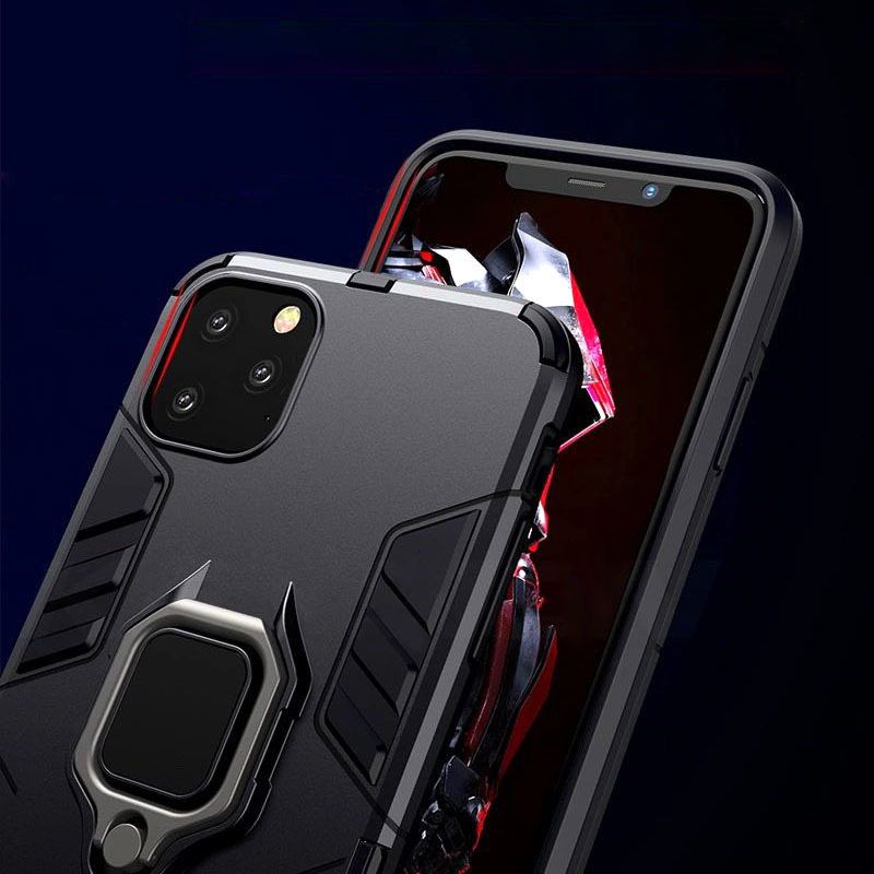 Ring Armor Case do Samsung Galaxy S22 Ultra Czarny