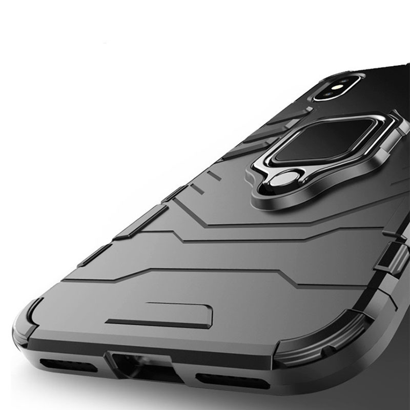 Ring Armor Case do Samsung Galaxy S22 Ultra Czarny