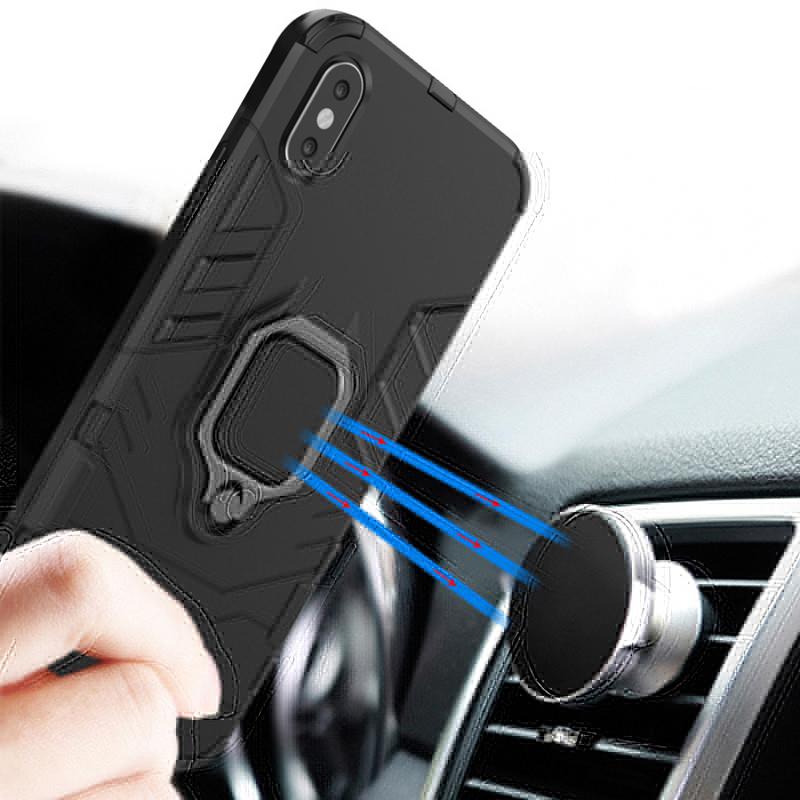 Ring Armor Case do Samsung Galaxy S22 Ultra Czarny