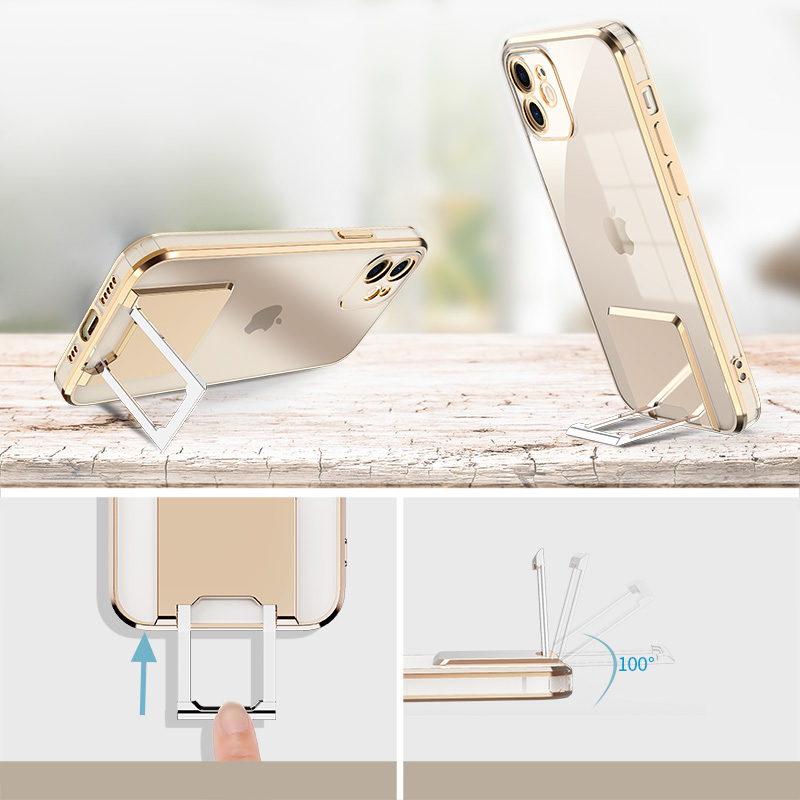 Tel Protect Kickstand Luxury Case do Iphone 13 Pro Fioletowy