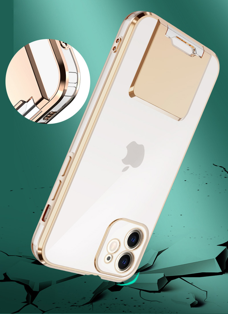 Tel Protect Kickstand Luxury Case do Iphone 13 Pro Max Fioletowy