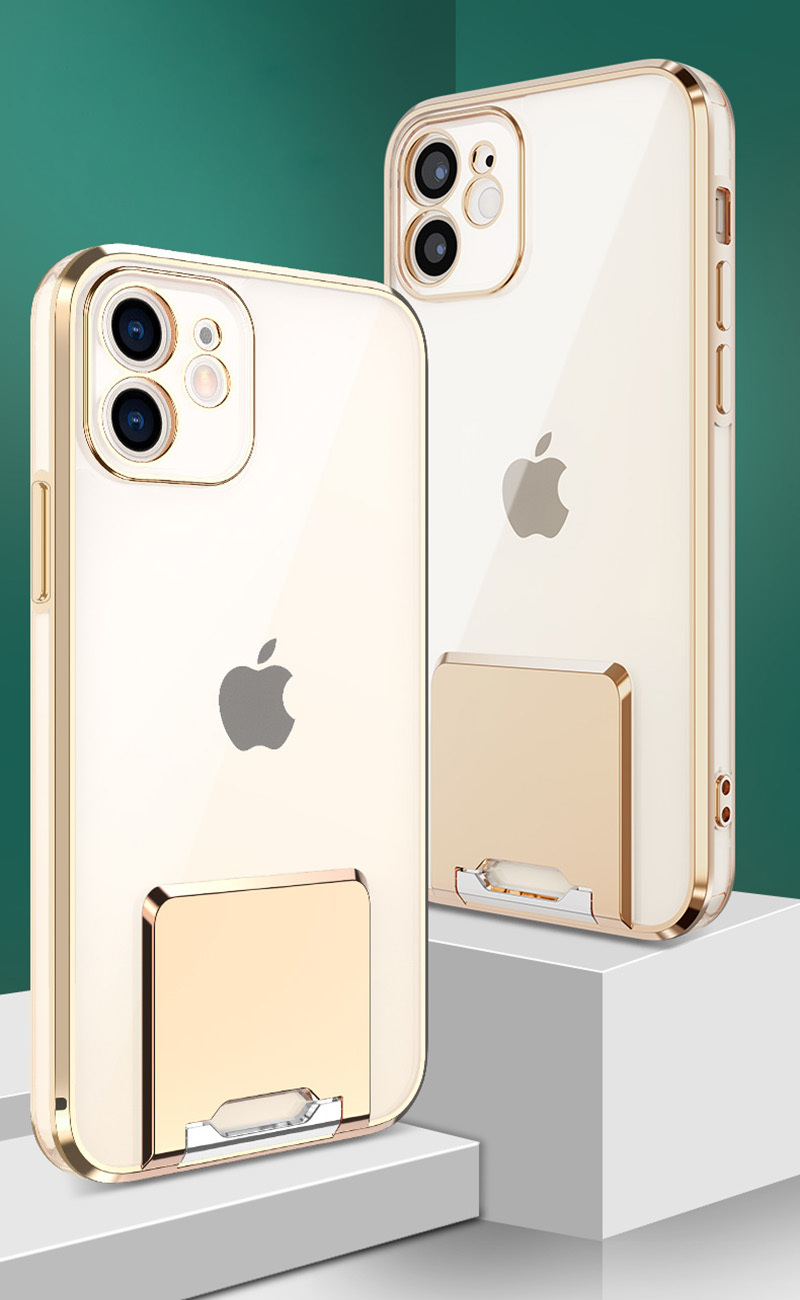 Tel Protect Kickstand Luxury Case do Iphone 13 Pro Max Fioletowy
