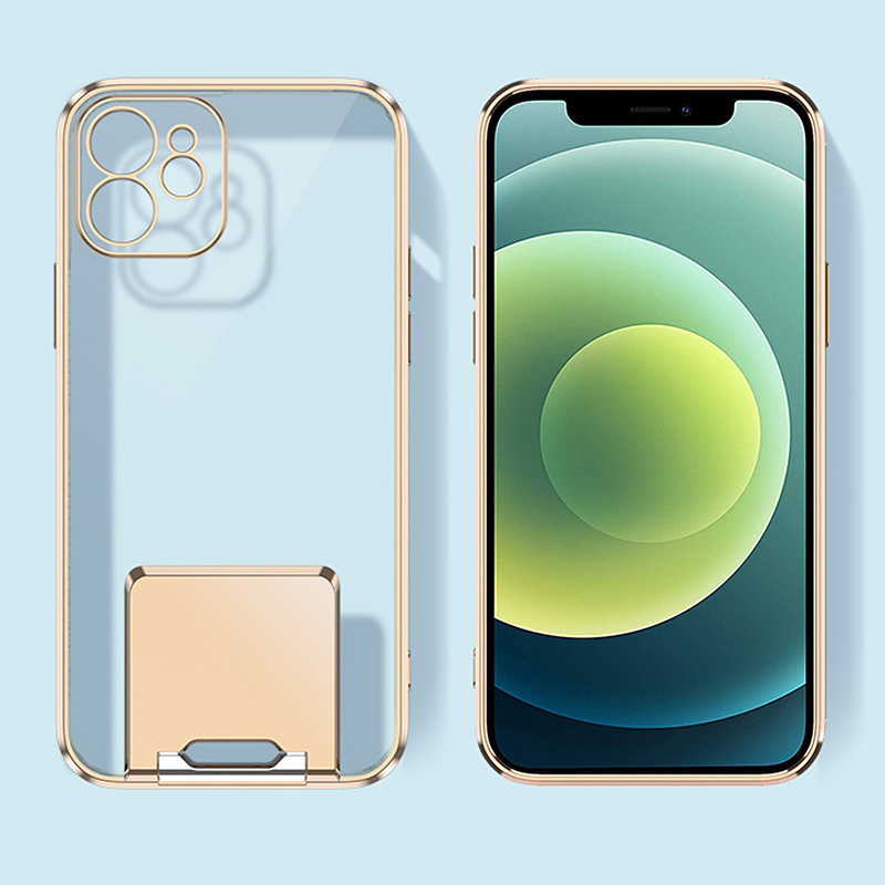 Tel Protect Kickstand Luxury Case do Iphone 13 Pro Złoty