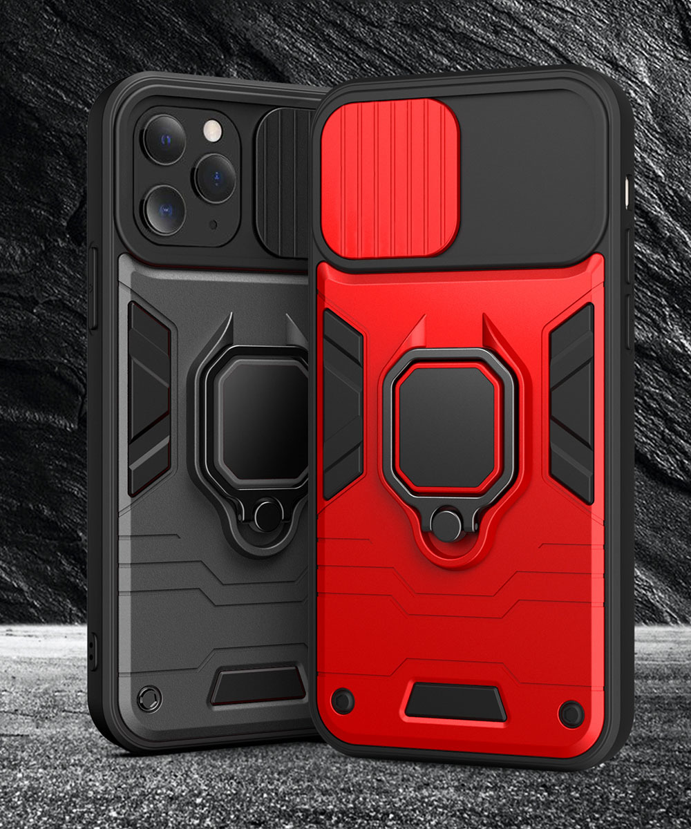 Ring Lens Case do Xiaomi Redmi 10 Granatowy