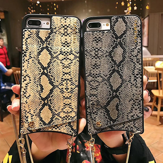 TOREBKA SNAKE Etui Skórzane do IPHONE XS MAX Biała