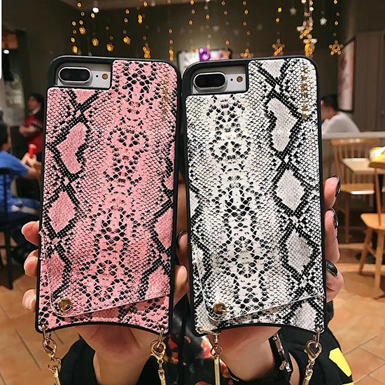 TOREBKA SNAKE Etui Skórzane do IPHONE XS MAX Biała