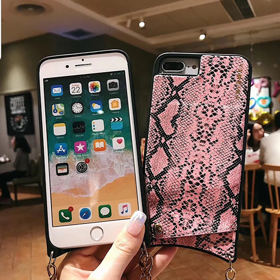 TOREBKA SNAKE Etui Skórzane do IPHONE XS MAX Biała