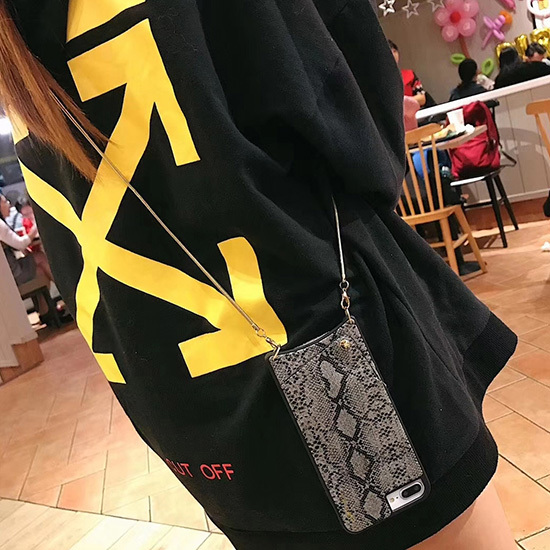 TOREBKA SNAKE Etui Skórzane do IPHONE XS MAX Biała