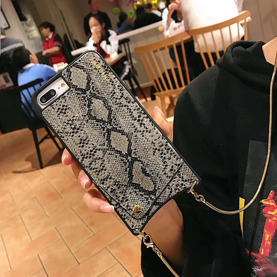 TOREBKA SNAKE Etui Skórzane do IPHONE XS MAX Biała
