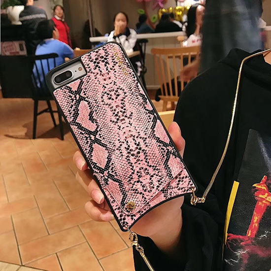 TOREBKA SNAKE Etui Skórzane do IPHONE XS MAX Biała