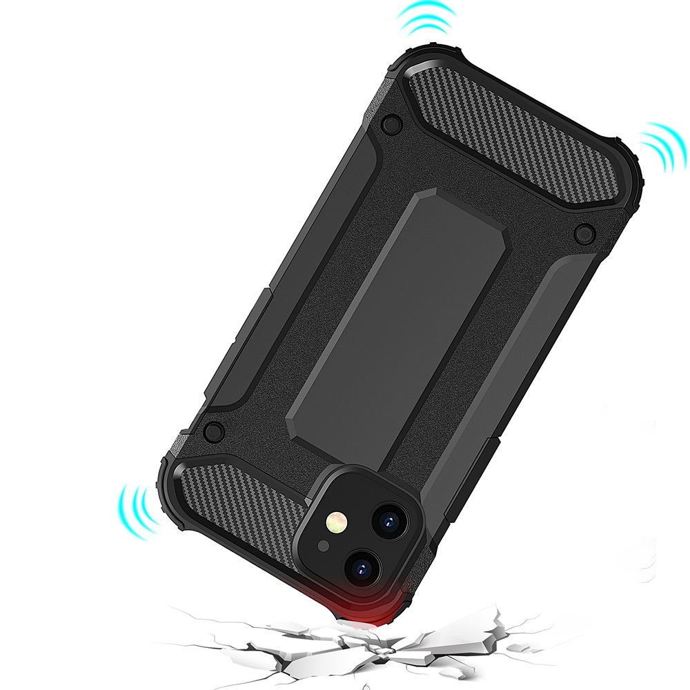 Armor Carbon Case for Xiaomi Redmi Note 11 5G/Note 11S 5G/Poco M4 Pro 5G  Black - Toptel Akcesoria GSM