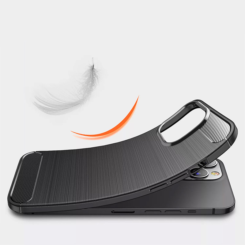 Back Case CARBON do OPPO RENO4 F Czarny