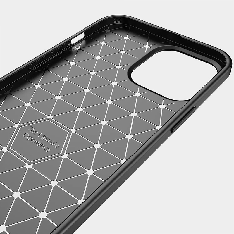 Back Case CARBON do OPPO RENO4 F Czarny