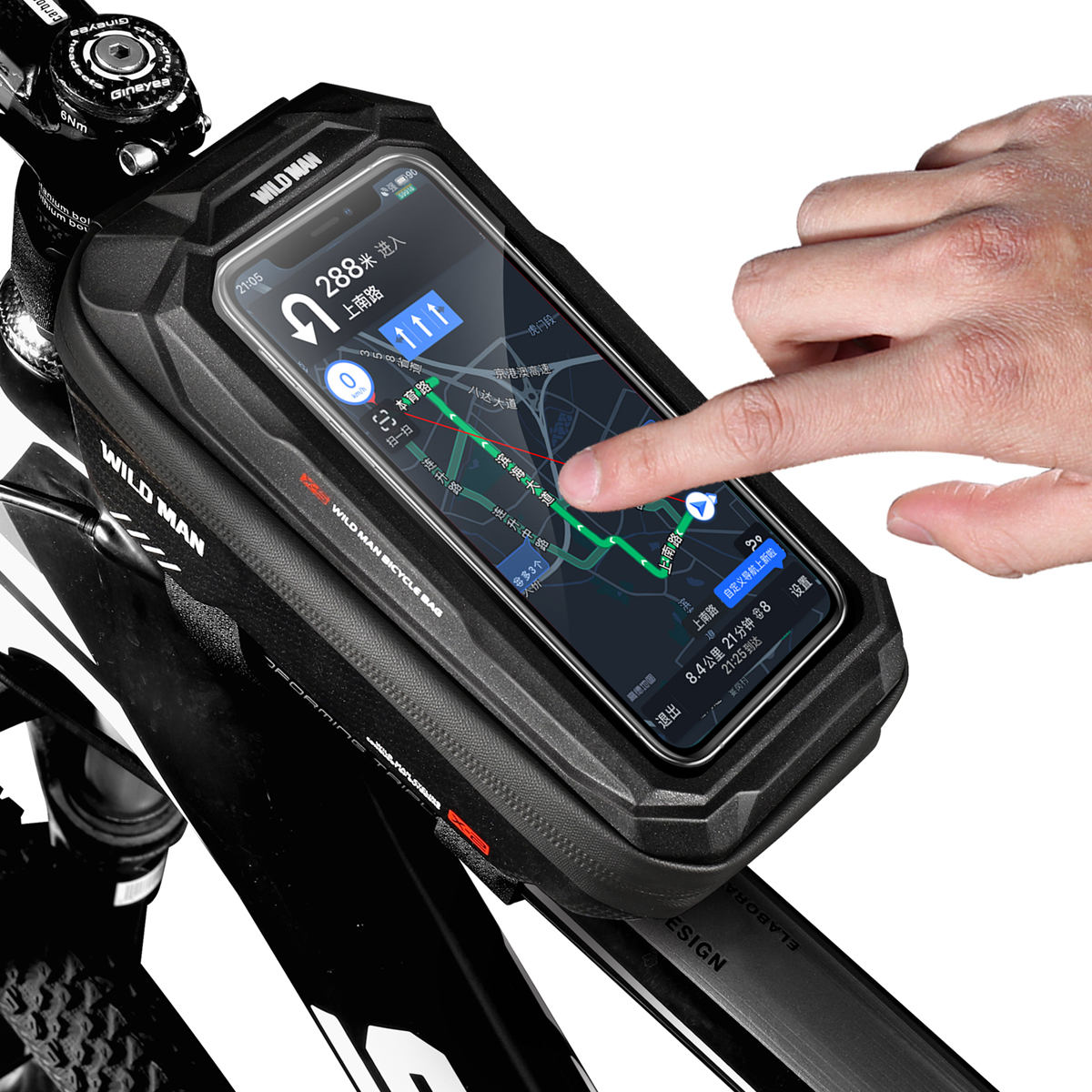 Držák na kolo WILDMAN Cyklistická brašna X2 voděodolná, objem 1L