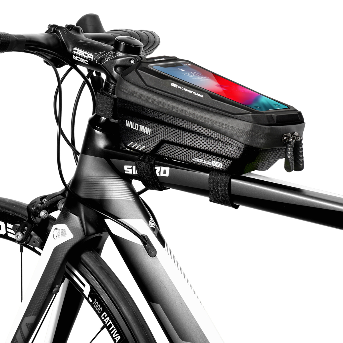 Držák na kolo WILDMAN Cyklistická brašna X2 voděodolná, objem 1L