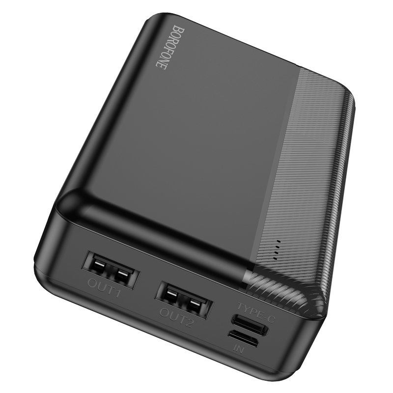 Borofone Power Bank 20000mAh BJ24A - 2xUSB - black - Toptel Akcesoria GSM