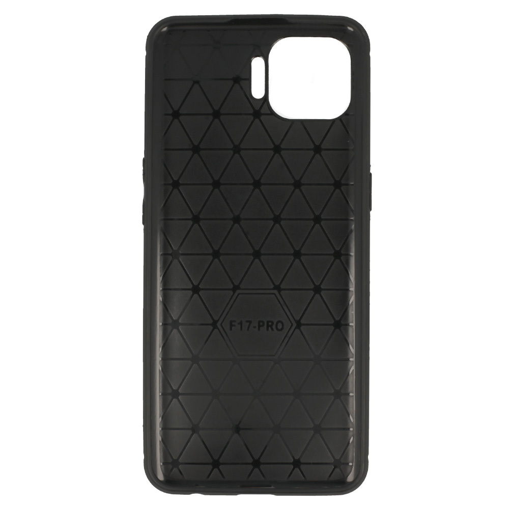 Back Case CARBON do OPPO RENO4 F Czarny