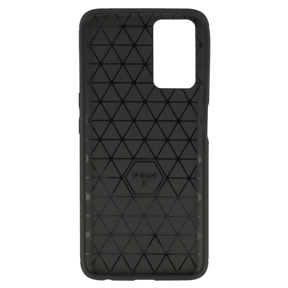 Back Case CARBON do REALME 9i Czarny