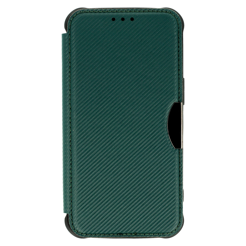 Razor Carbon Book Case for Apple iPhone 14 Pro , barva zelená