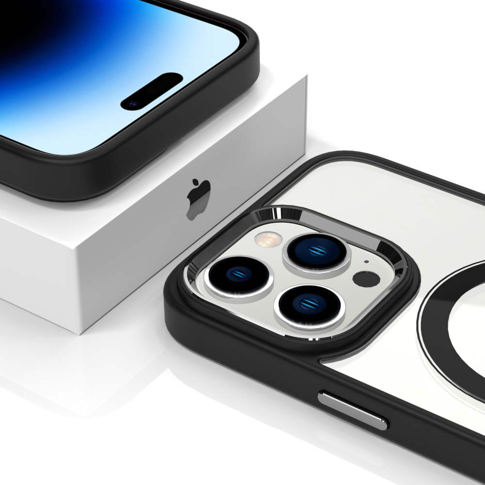 Tel Protect Magnetic Clear Case do Iphone 14 Pro Czarny