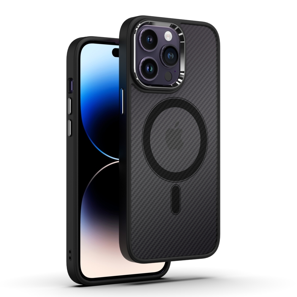 Tel Protect Magnetic Carbon Case do Iphone 14 Pro Czarny