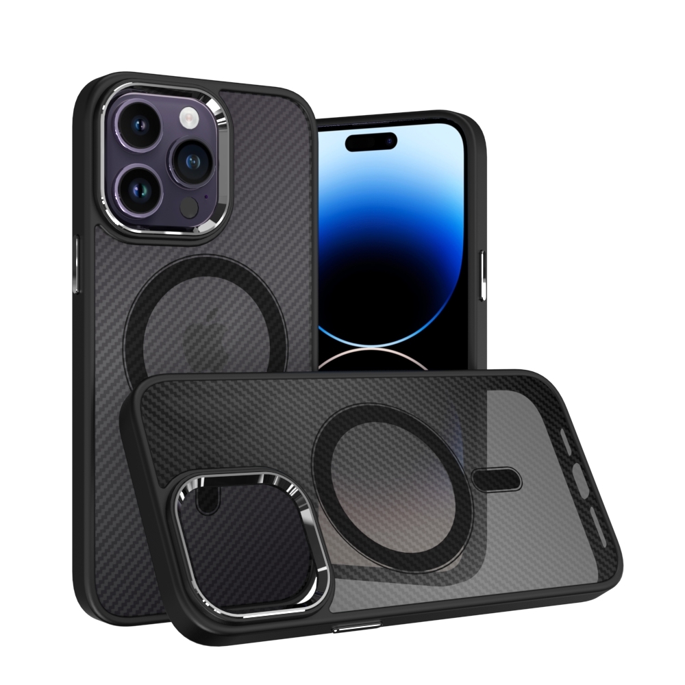 Tel Protect Magnetic Carbon Case do Iphone 14 Pro Czarny