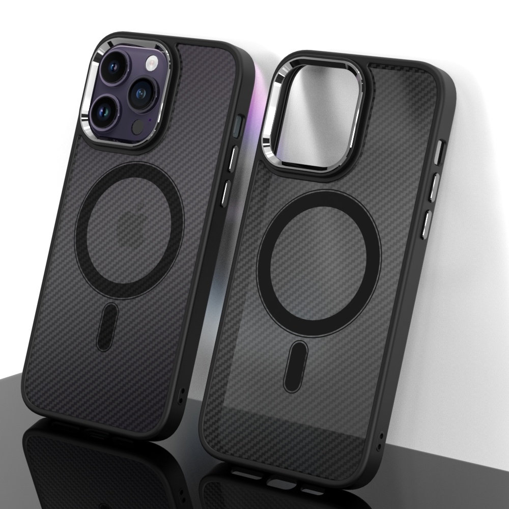 Tel Protect Magnetic Carbon Case do Iphone 14 Pro Czarny