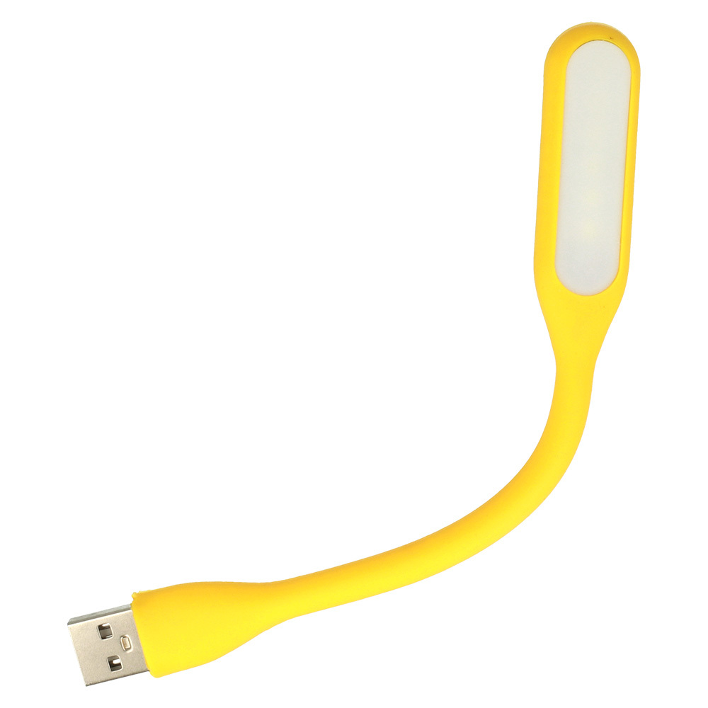 Lampka Mini LED Silikonowa USB Żółta
