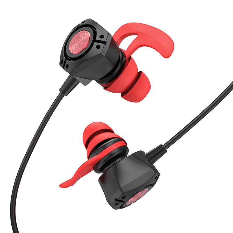 Borofone Earphones BM81 Happy gaming with microphone black 