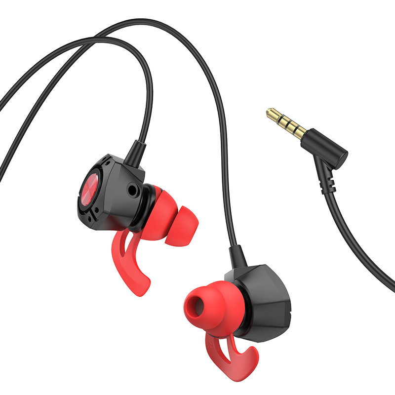 Borofone Earphones BM81 Happy gaming with microphone black 