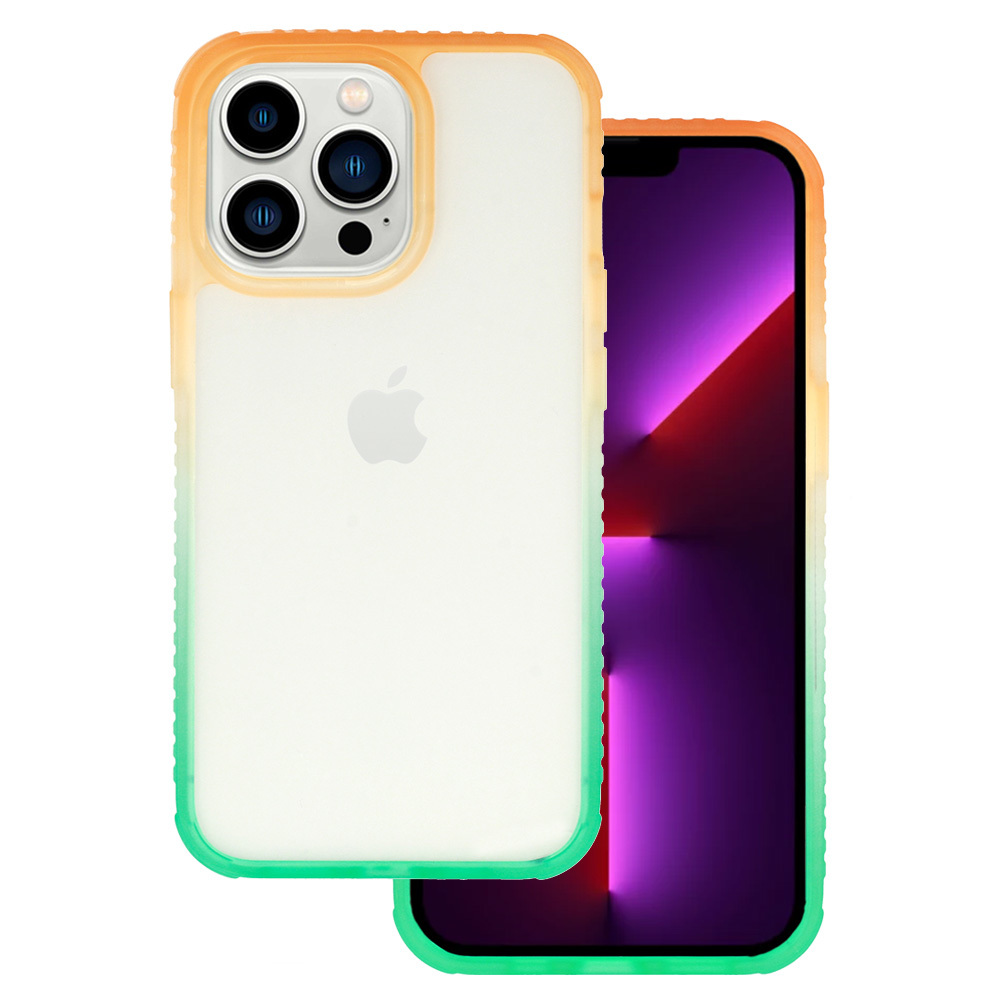 IDEAR Case W15 for Iphone 14 Pro orangemint Toptel Akcesoria GSM