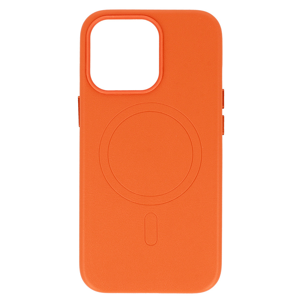 MagSafe Leather Case Iphone 13 Orange - Toptel Akcesoria GSM