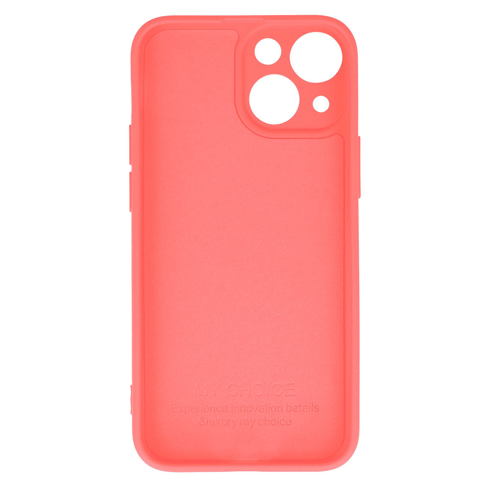 Kryt Vennus Heart Silicone pro Apple iPhone 14 Plus , design 1 , barva korálová