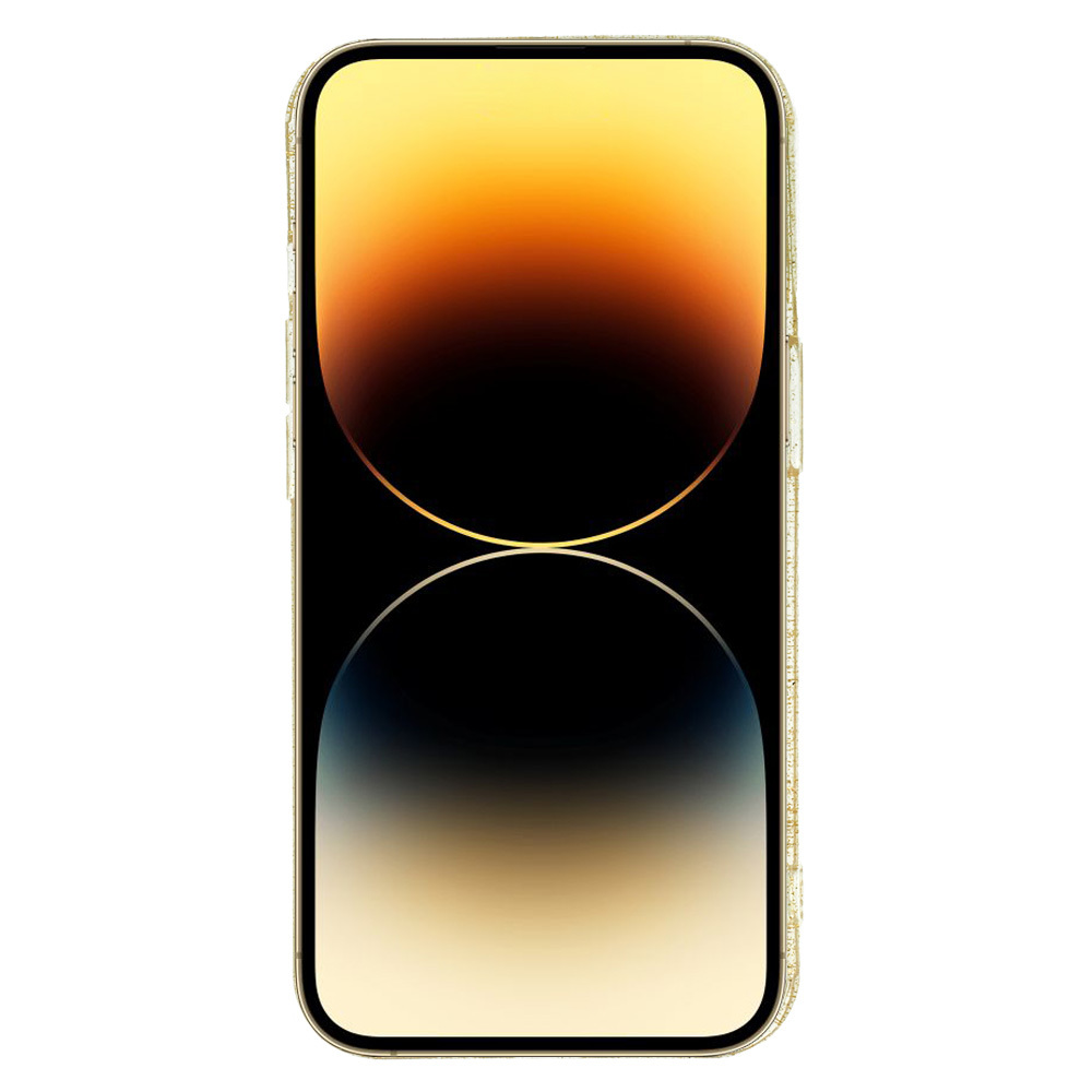 Kryt Lux Glitter pro Apple iPhone 12/12 Pro , barva zlatá