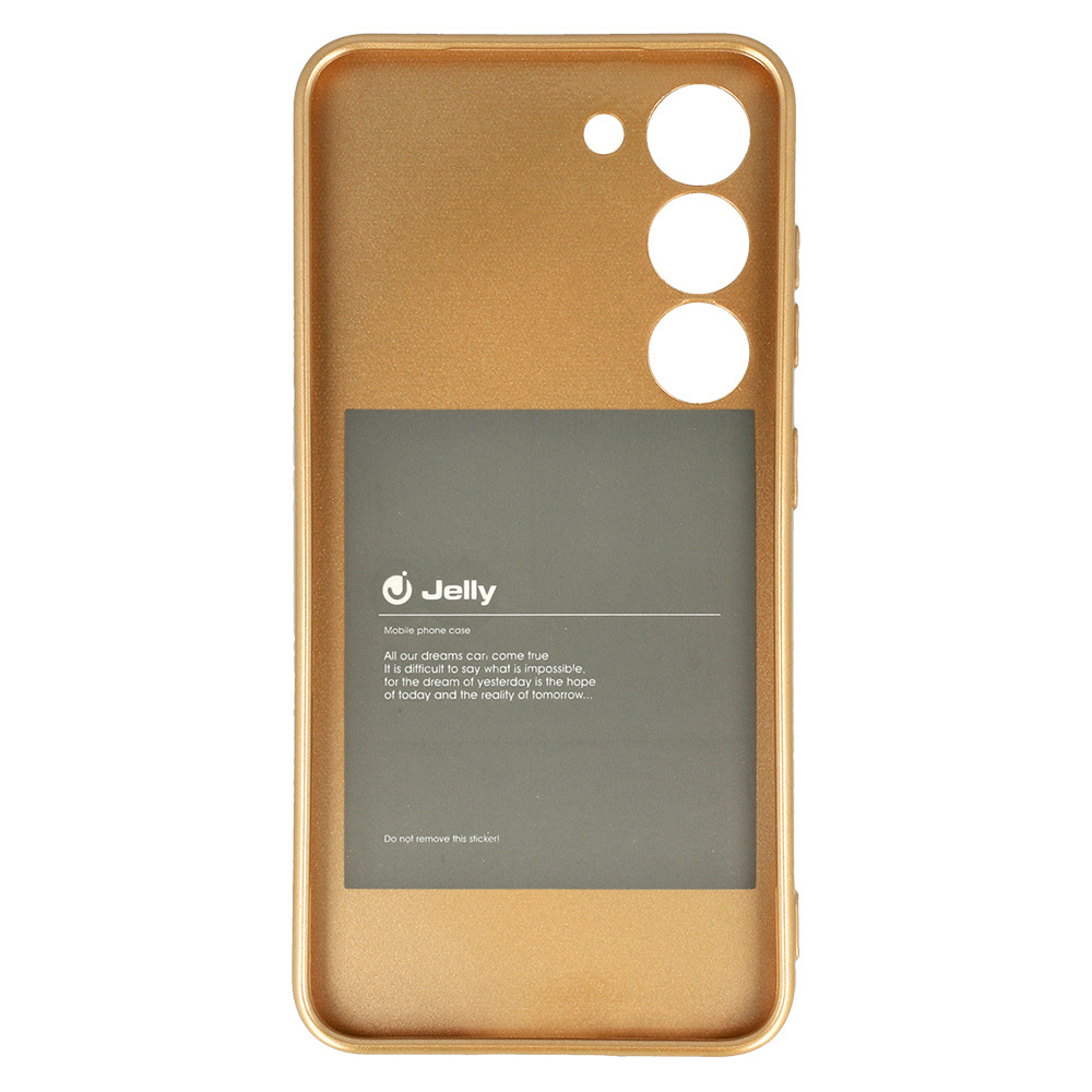Jelly Case for Samsung Galaxy S23 Plus gold - Toptel Akcesoria GSM