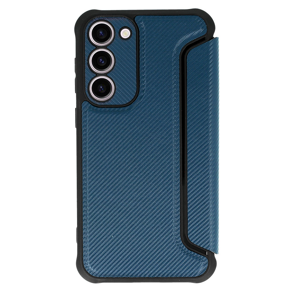 Razor Carbon Book Case for Samsung Galaxy S23 Plus , barva modrá