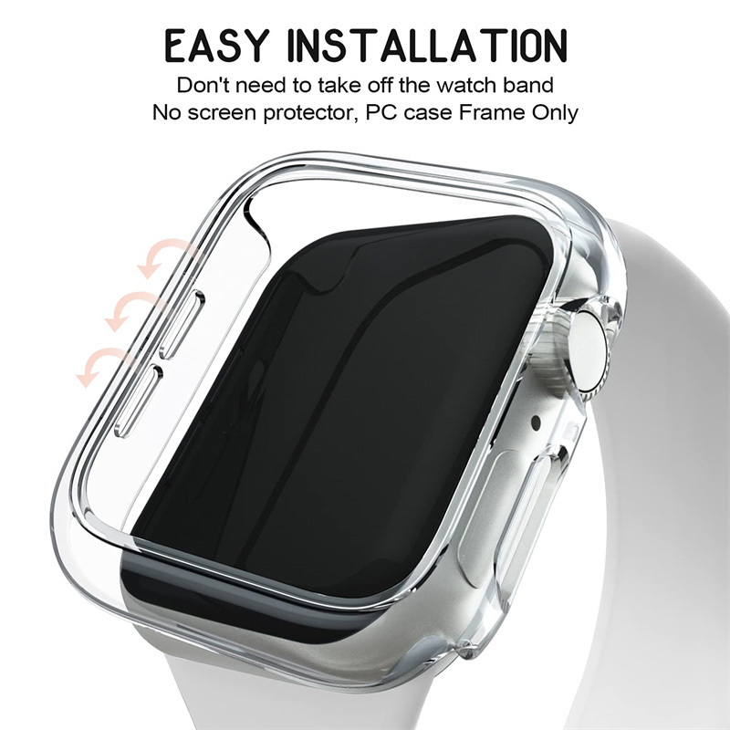 Etui do Apple Watch 45mm PC1 ciemnoczerwone