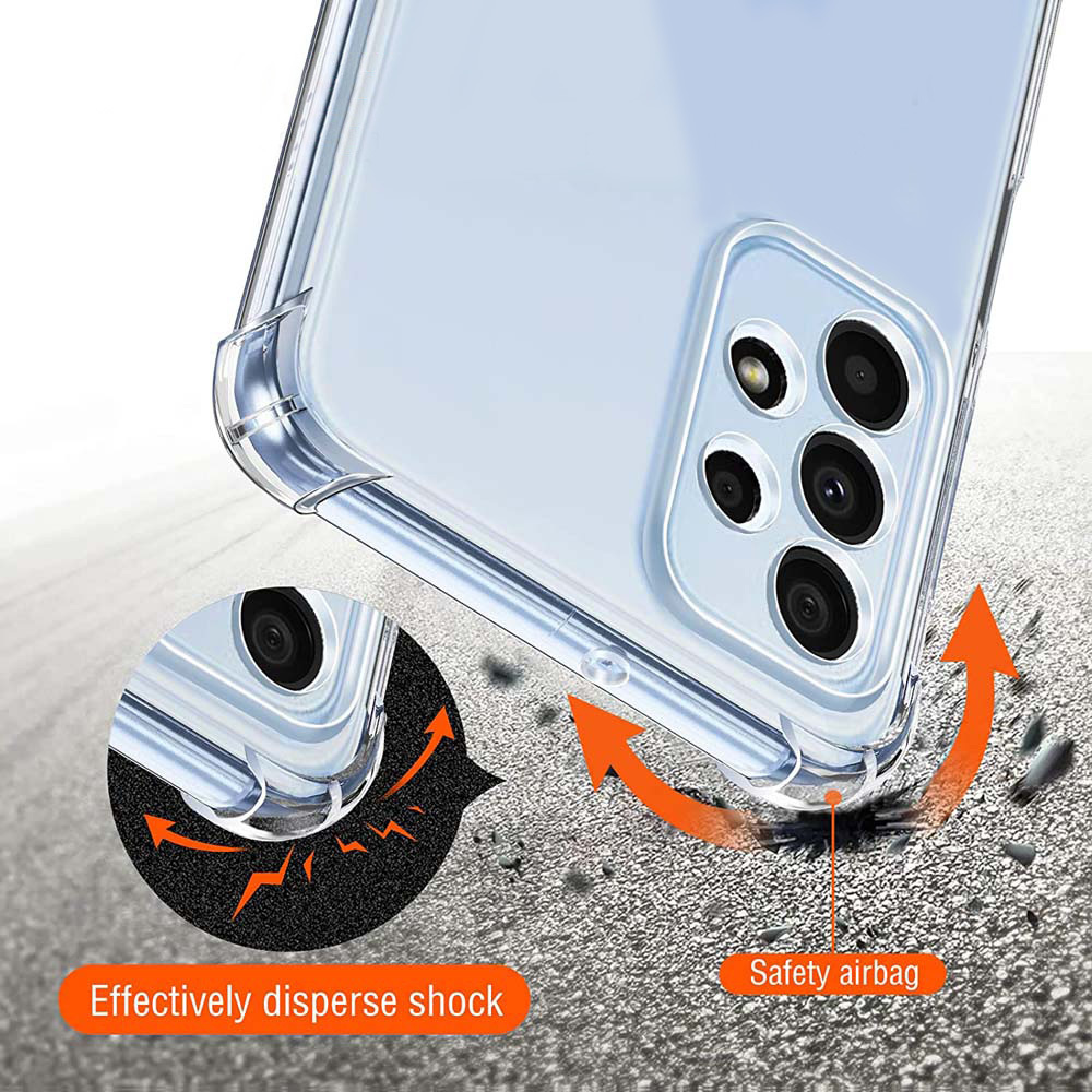 Kryt ClinShock 1,5mm pro SAMSUNG GALAXY A14 4G/5G , barva čirá